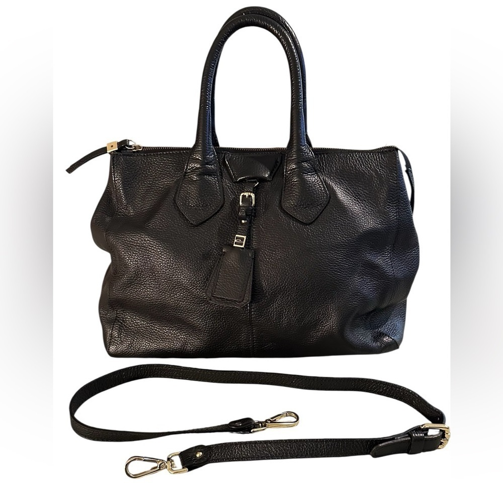 Gianni Chiarini Blk. Italian Leather handbag / crossbody bag.